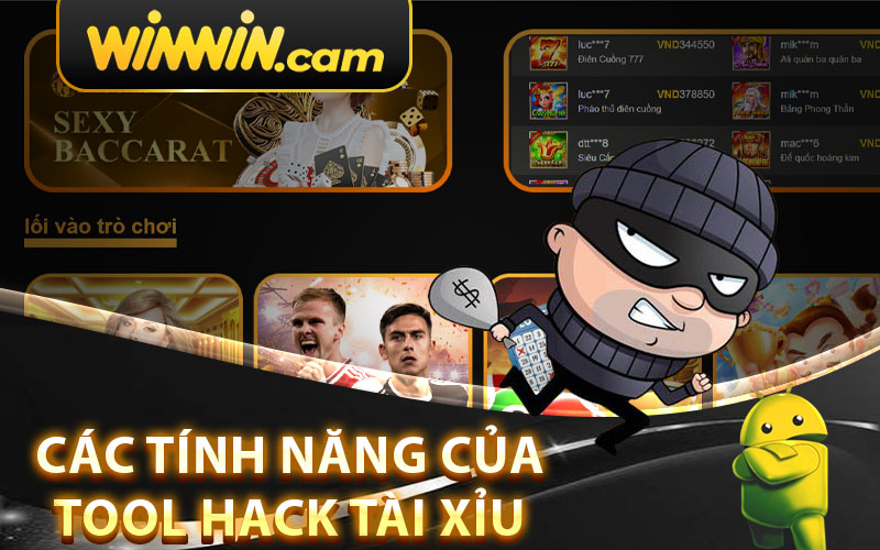 Các tính năng của Tool Hack Tài Xỉu