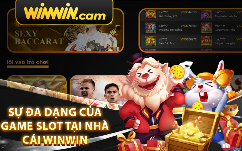 Sự Đa Dạng Của Game Slot Tại Nhà Cái Winwin